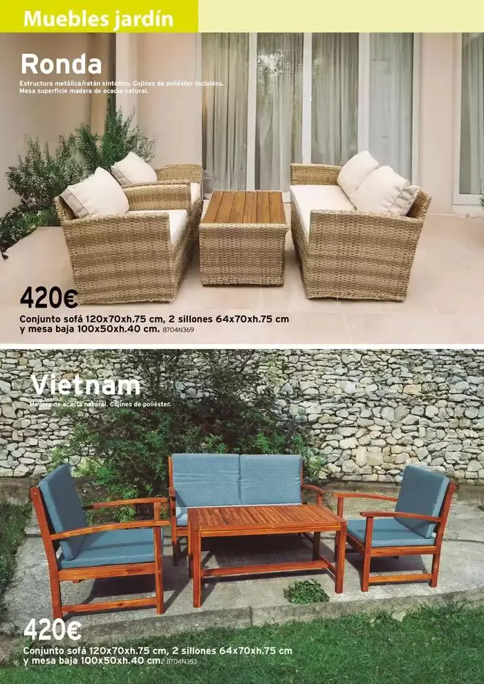 Catálogo de Transforma tu jardín y terraza 1 de enero al 31 de diciembre 2025 - Página 16