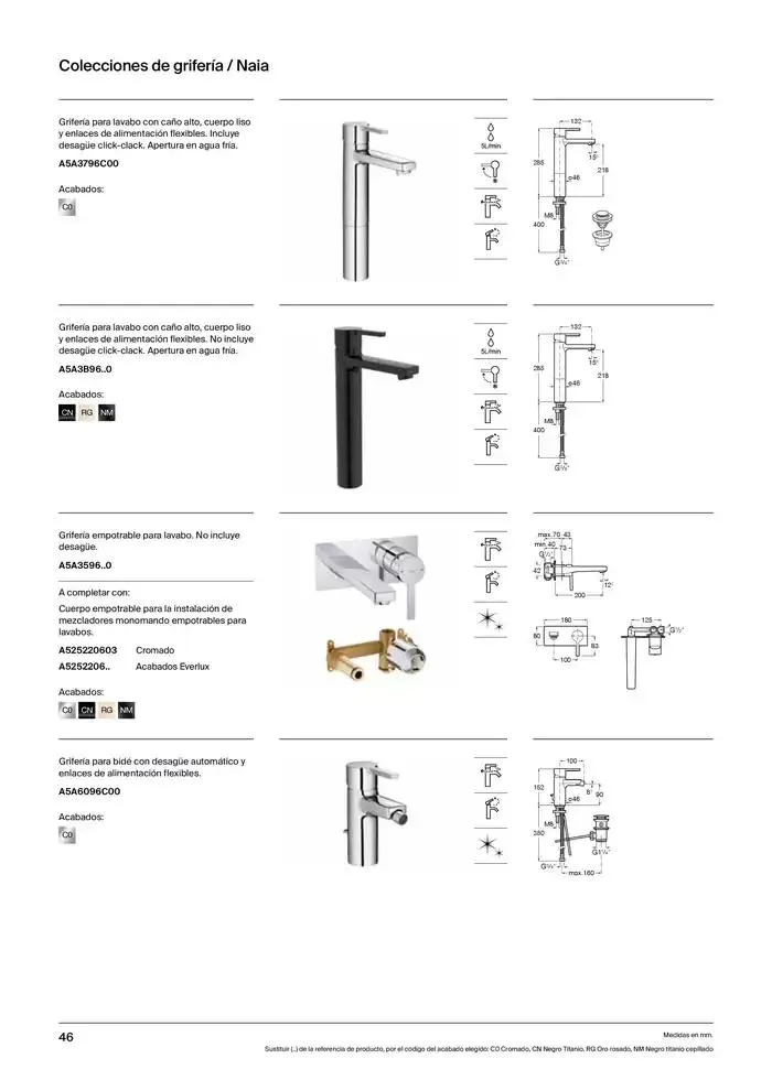 Catálogo de Grifería 9 de enero al 31 de diciembre 2025 - Página 48