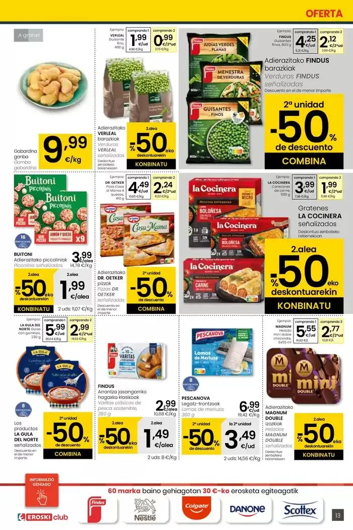 Catálogo de 2000 produktu baino gehiago, BETI PREZIO ONEAN EROSKI CENTER 30 de enero al 11 de febrero 2025 - Página 13