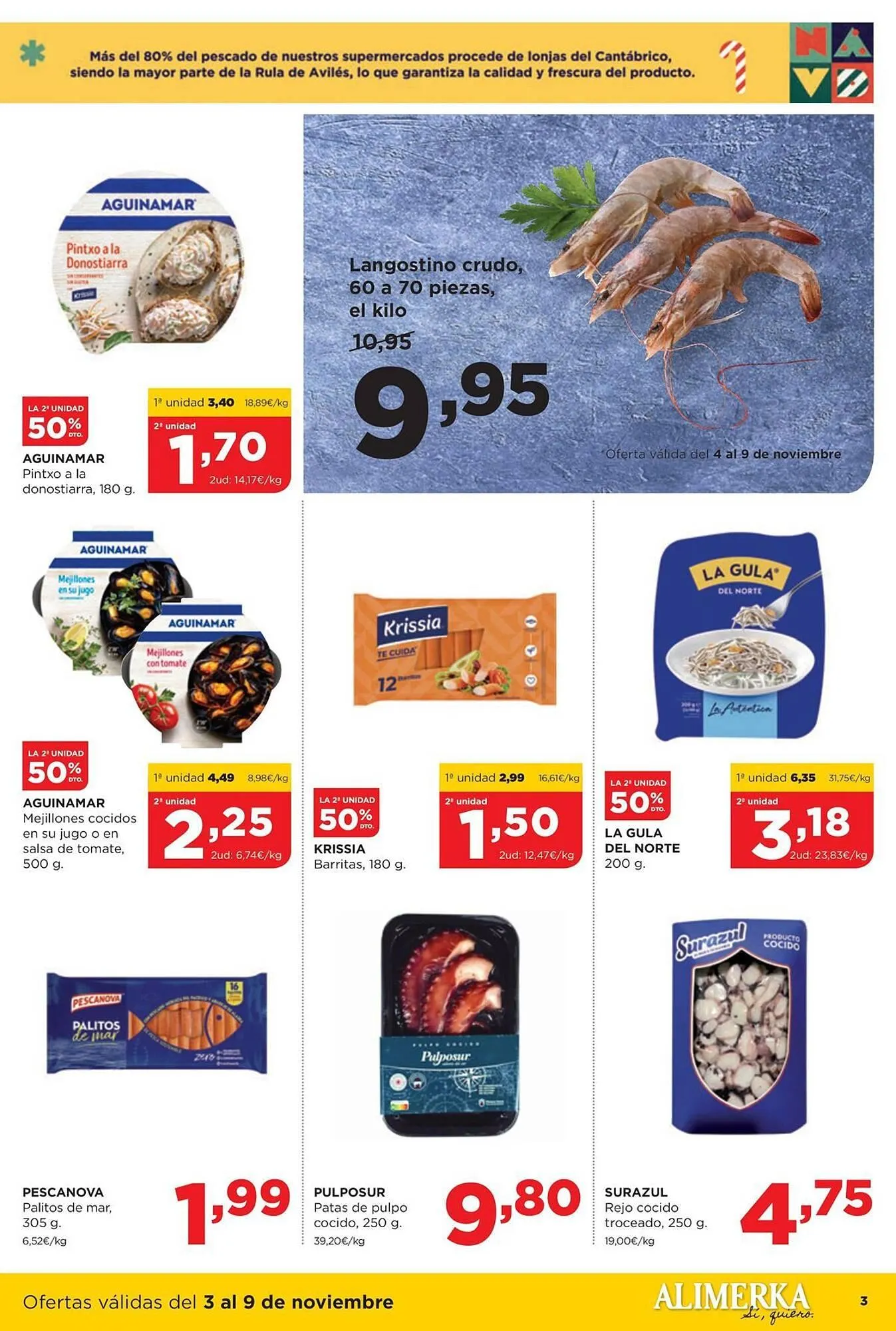 Catálogo de Folleto Alimerka 3 de noviembre al 9 de noviembre 2025 - Página 3