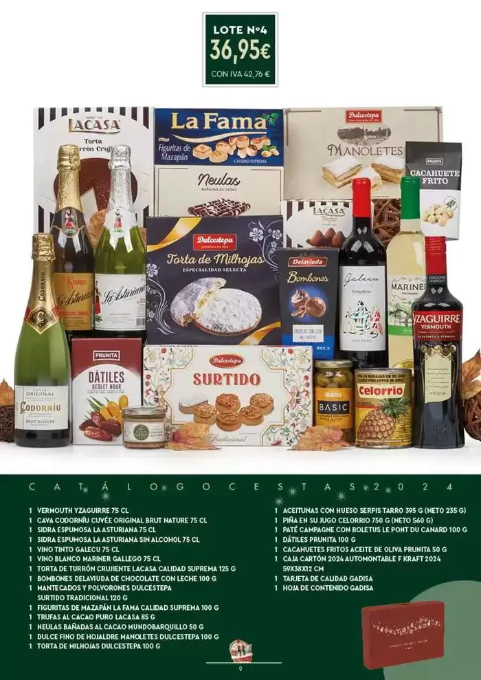 Catálogo de Cestas 2024 25 de octubre al 31 de diciembre 2024 - Página 9