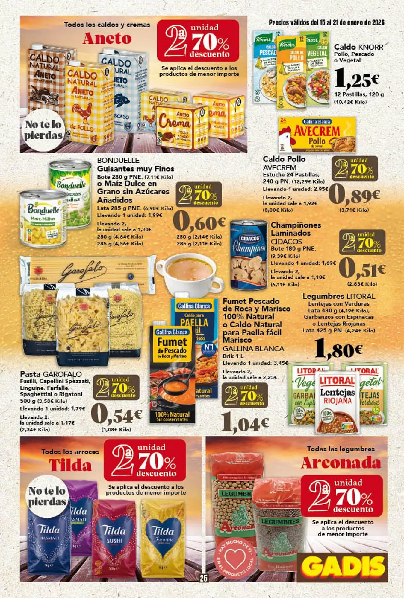 Catálogo de Folleto Gadis 15 de enero al 21 de enero 2026 - Página 25