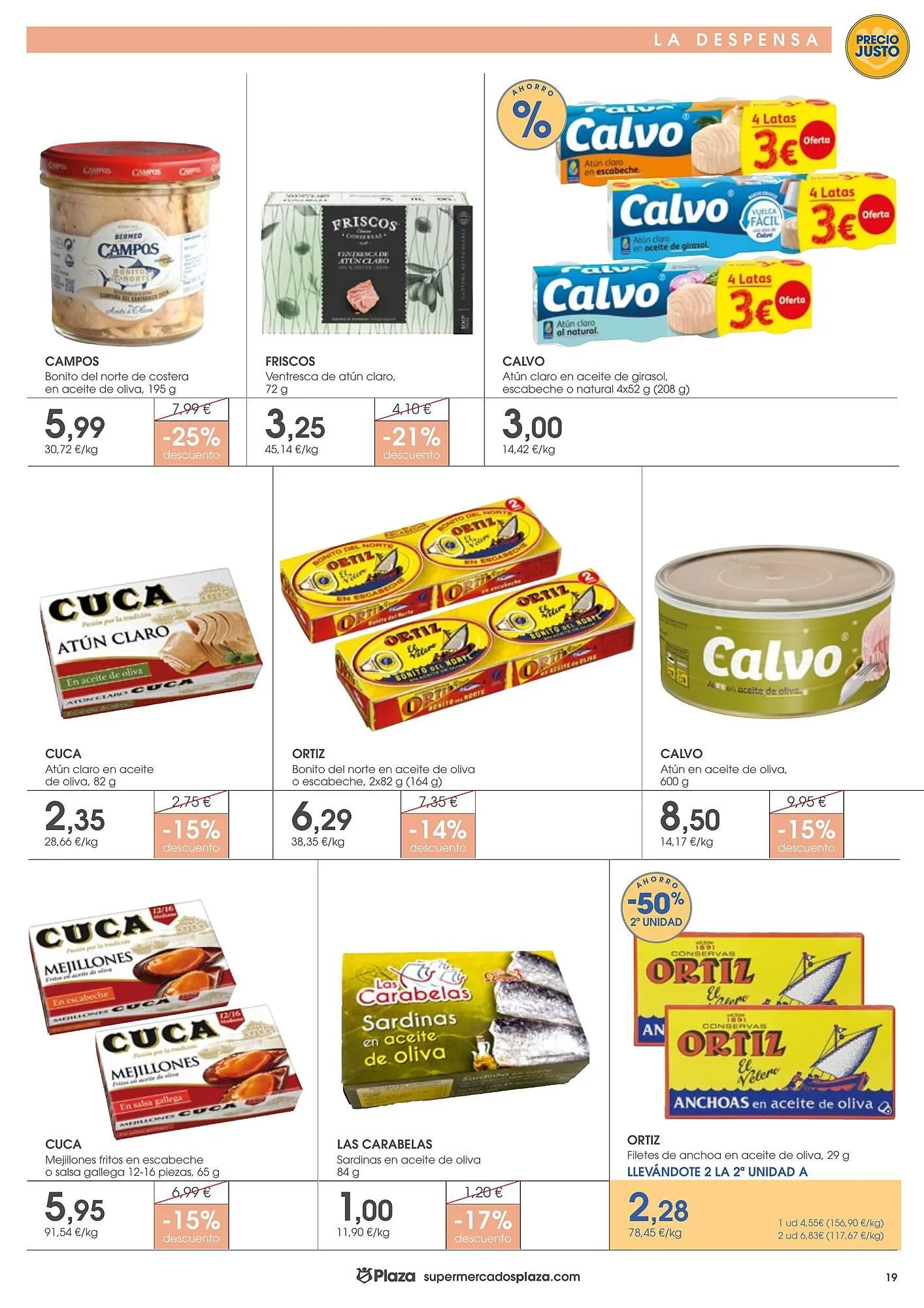 Catálogo de Folleto Supermercados Plaza 2 de octubre al 15 de octubre 2025 - Página 19