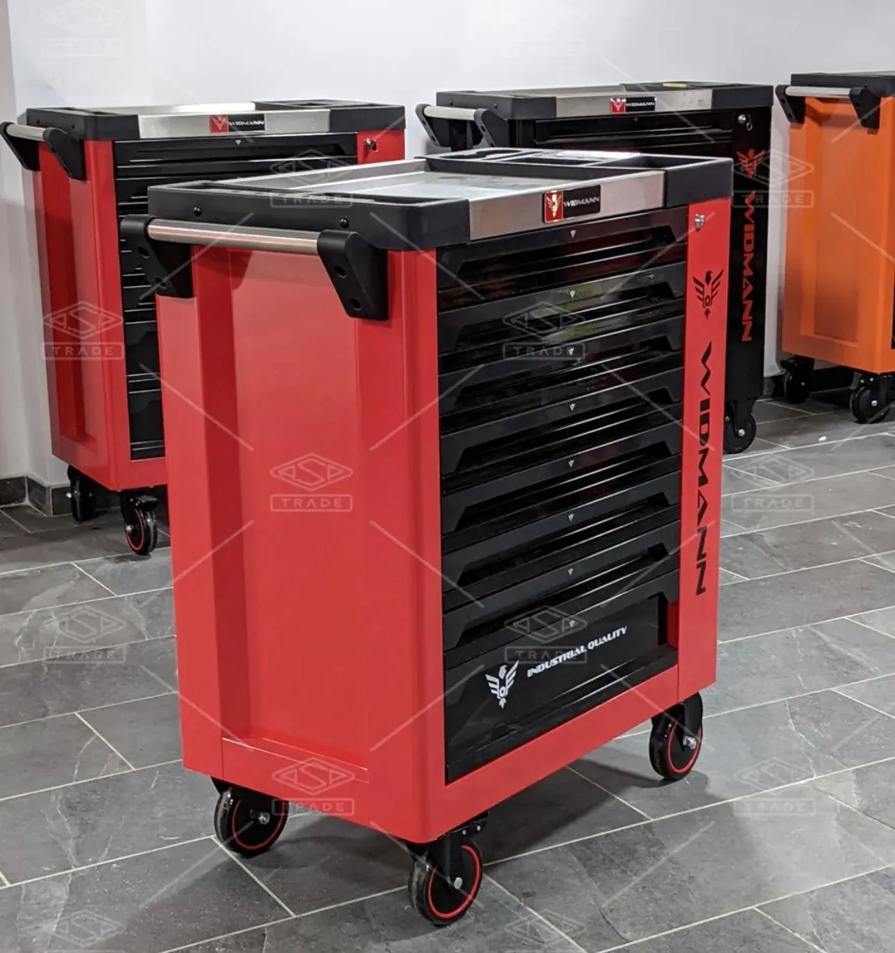 CARRO HERRAMIENTAS WIDMANN - 5 CAJONES - ROJO