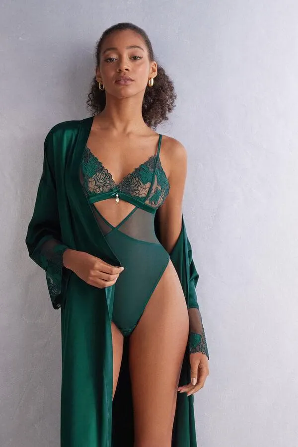 Be Your Own Muse Tulle and Lace Bodysuit