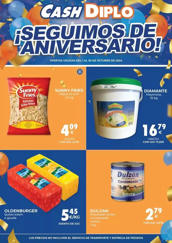 Catálogo de CASH 10 CANARIAS 2024 - SEGUIMOS DE ANIVERSARIO 1 de octubre al 30 de octubre 2024 - Página 1