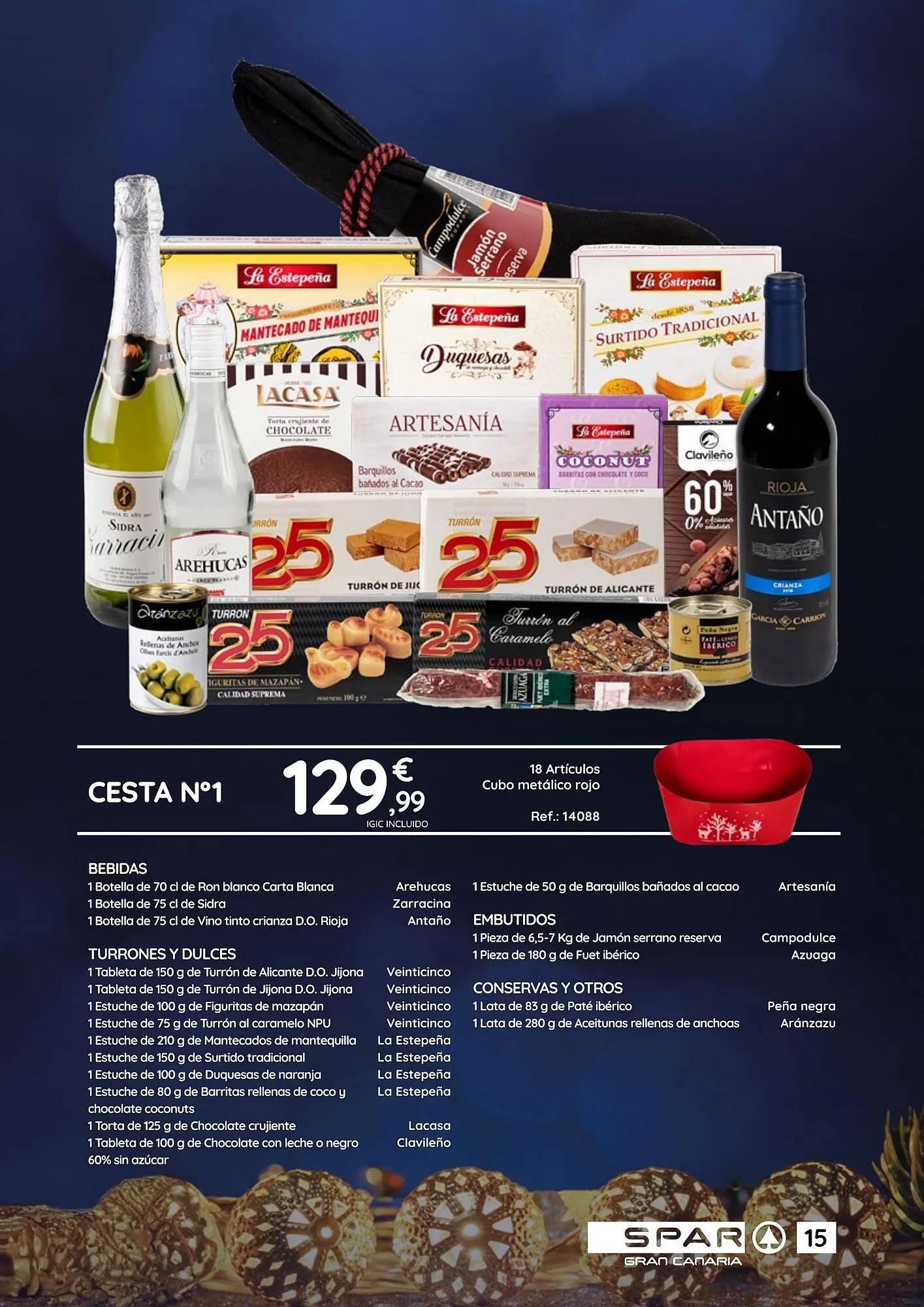 Catálogo de Folleto SPAR Gran Canaria 31 de octubre al 24 de diciembre 2024 - Página 15