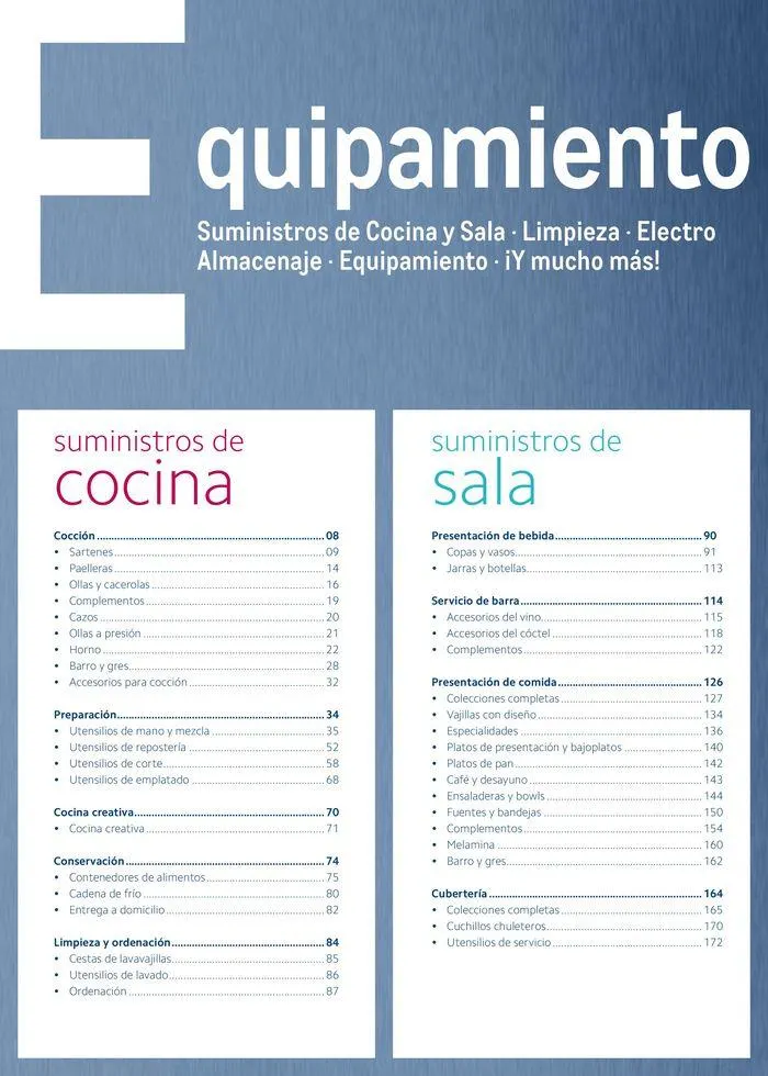 Catálogo de Equipamiento y suministros 23 de julio al 30 de noviembre 2024 - Página 356