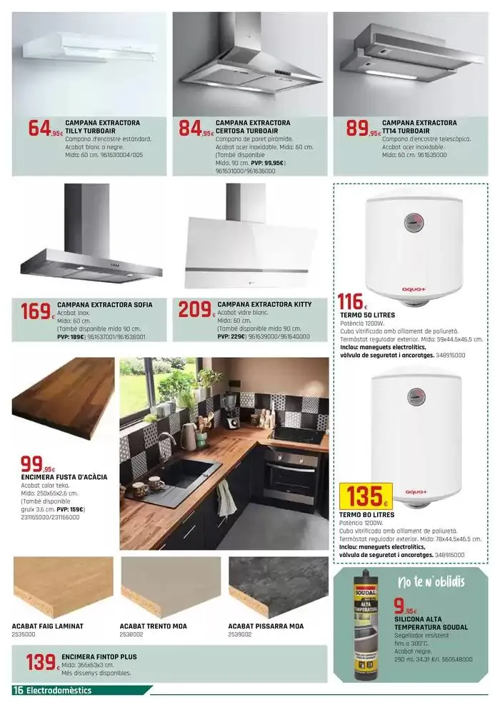 Catálogo de Especial Cuines i banys 24 de abril al 29 de junio 2025 - Página 16