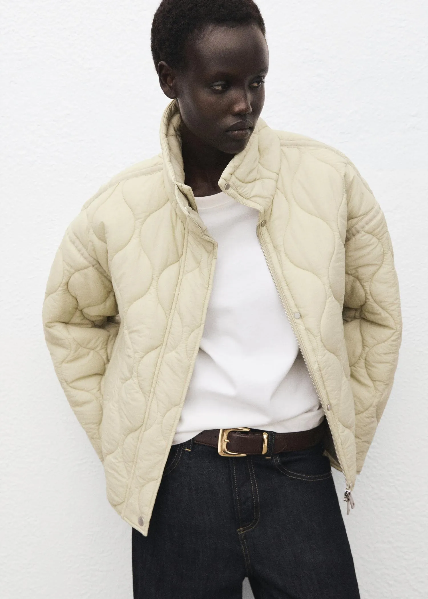 Anorak acolchado oversize