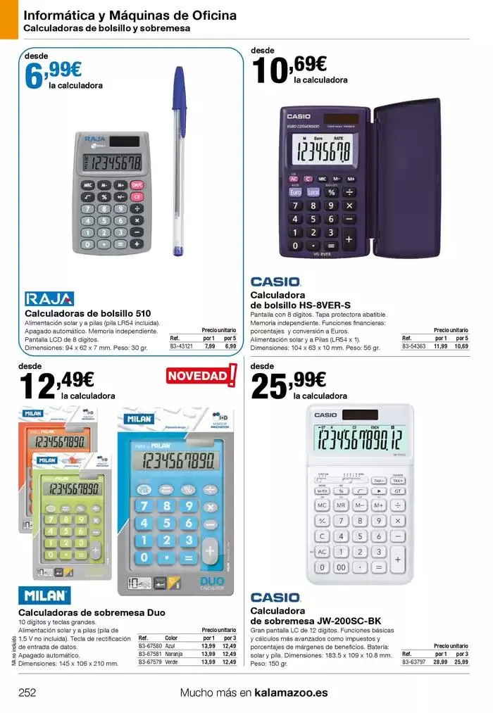 Catálogo de Staples Kalamazoo Catálogo General 9 de enero al 30 de septiembre 2025 - Página 252