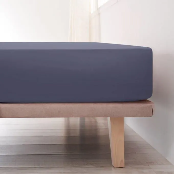 Sábana Ajustable Algodón - Basic indigo
