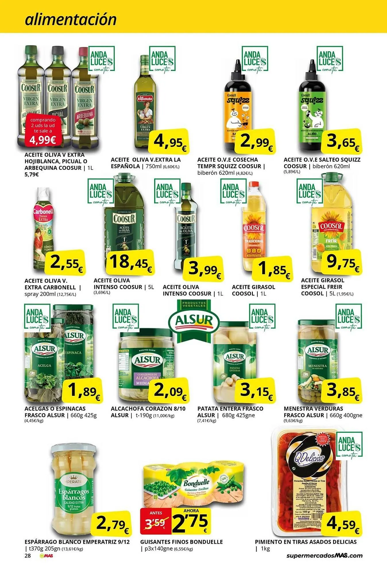 Catálogo de Folleto Supermercados MAS 2 de octubre al 30 de octubre 2025 - Página 28