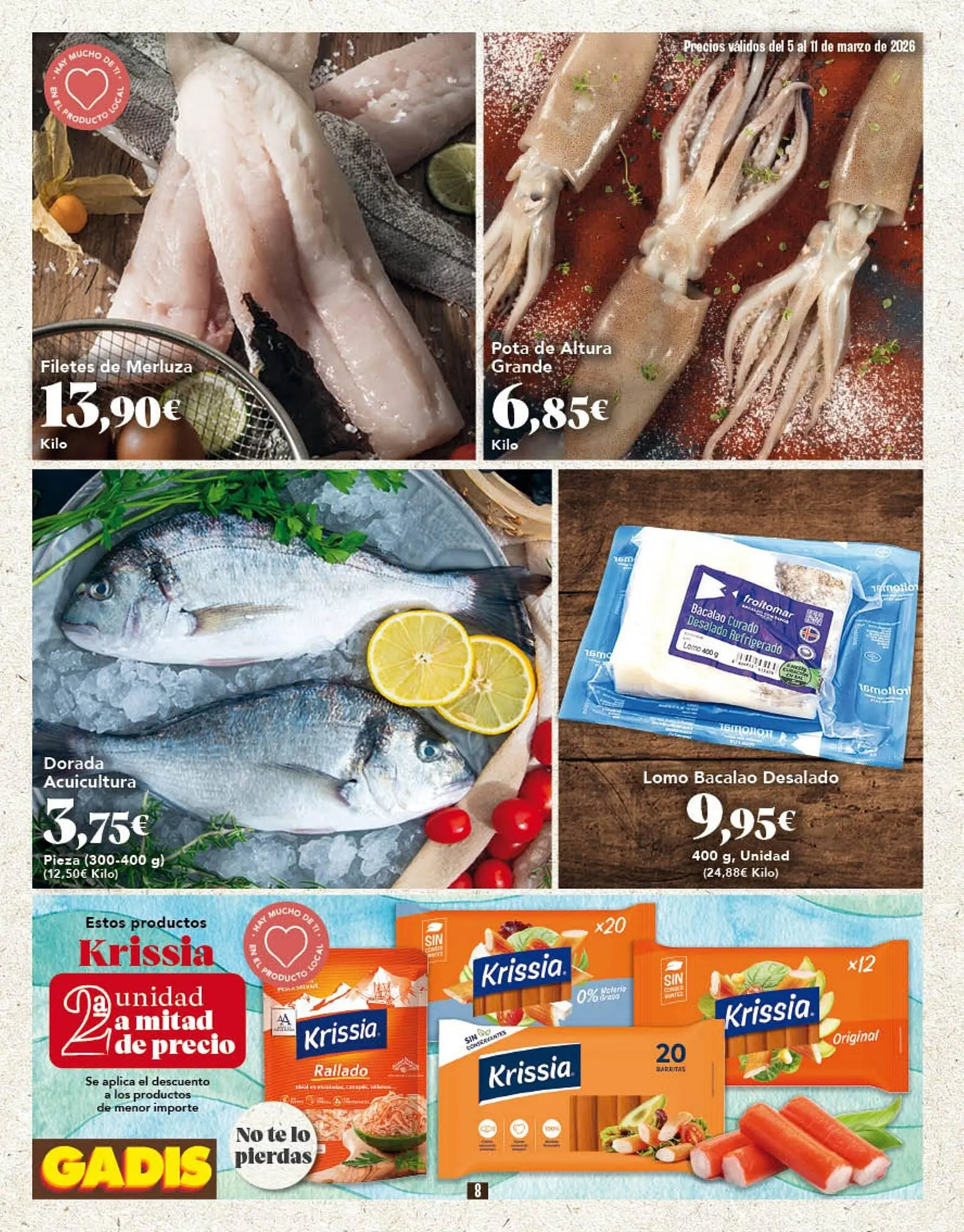 Catálogo de Folleto Gadis 5 de marzo al 11 de marzo 2026 - Página 8
