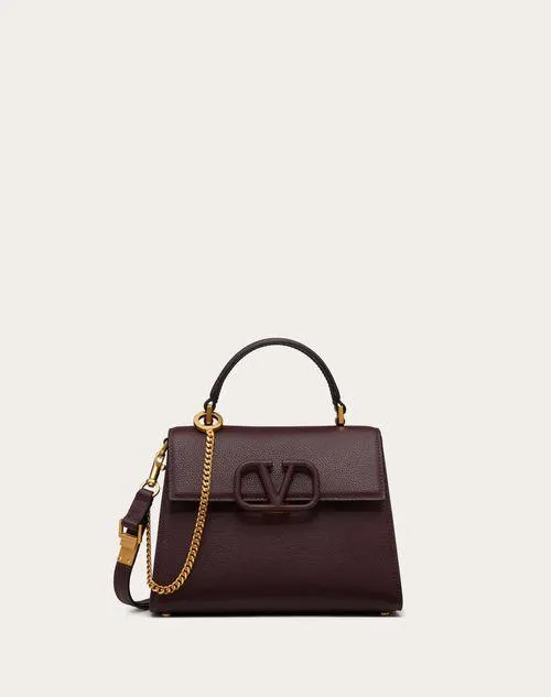 BOLSO DE MANO PEQUEÑO VSLING DE PIEL DE BECERRO GRANULADA