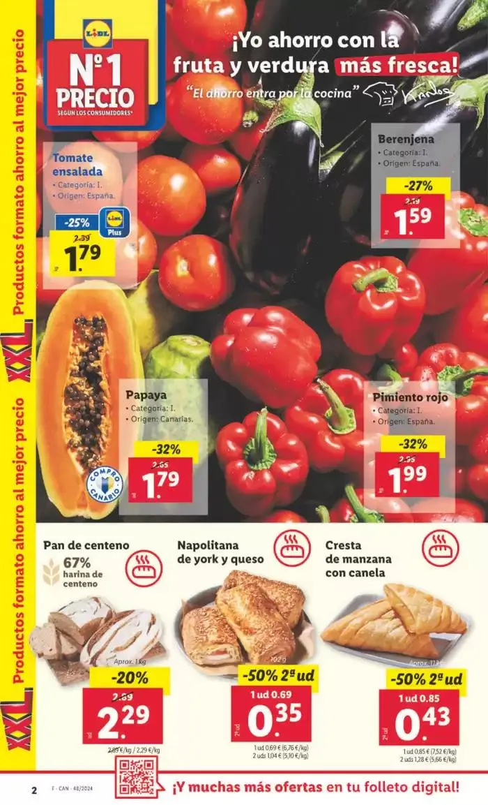 Catálogo de № 1 PRECIO 25 de noviembre al 1 de diciembre 2024 - Página 2