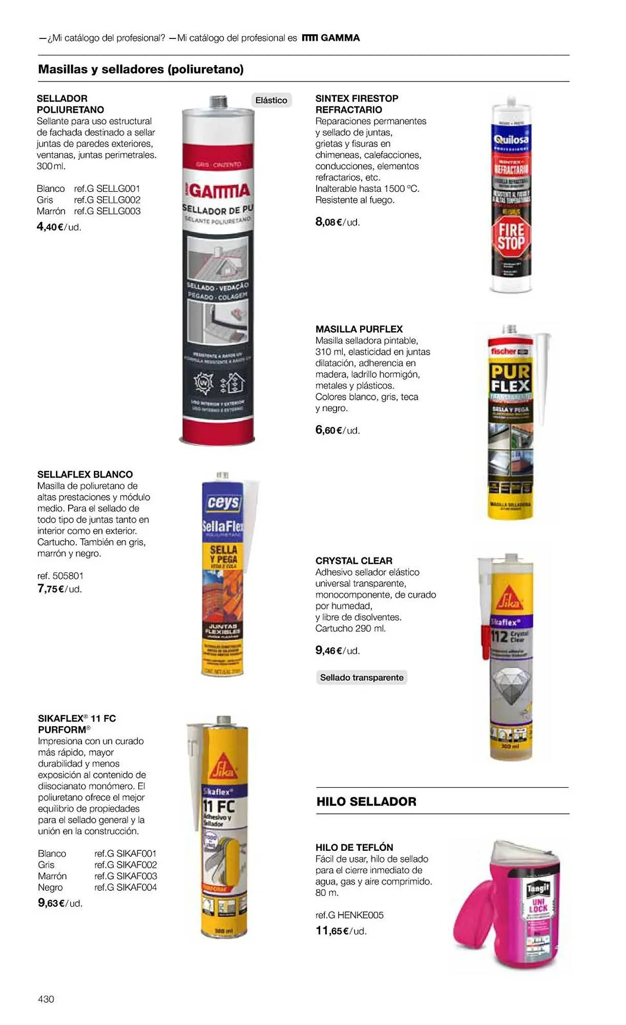 Catálogo de Folleto Grup Gamma 1 de febrero al 31 de diciembre 2023 - Página 432
