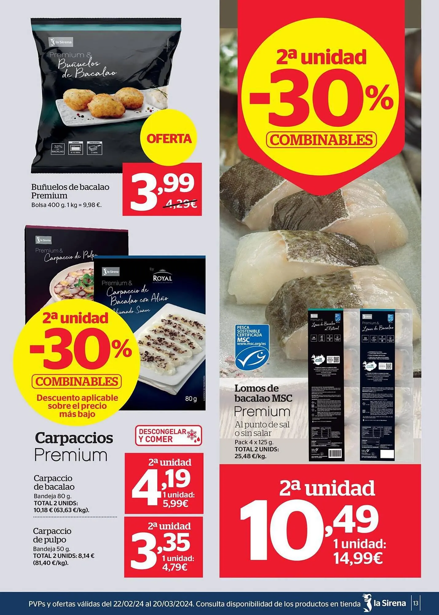 Catálogo de Folleto La Sirena 22 de febrero al 20 de marzo 2024 - Página 13