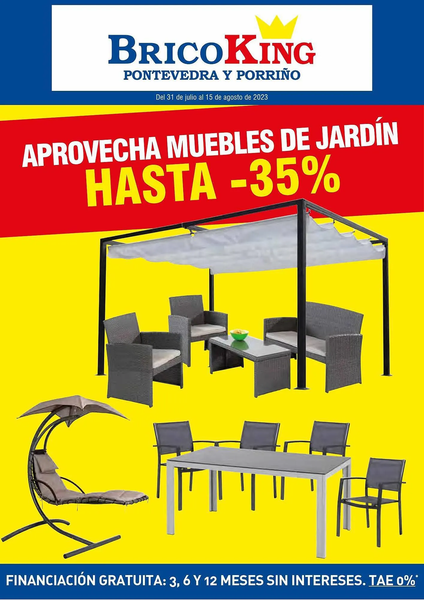 Catálogo de Folleto Bricoking 31 de julio al 3 de agosto 2023 - Página 1