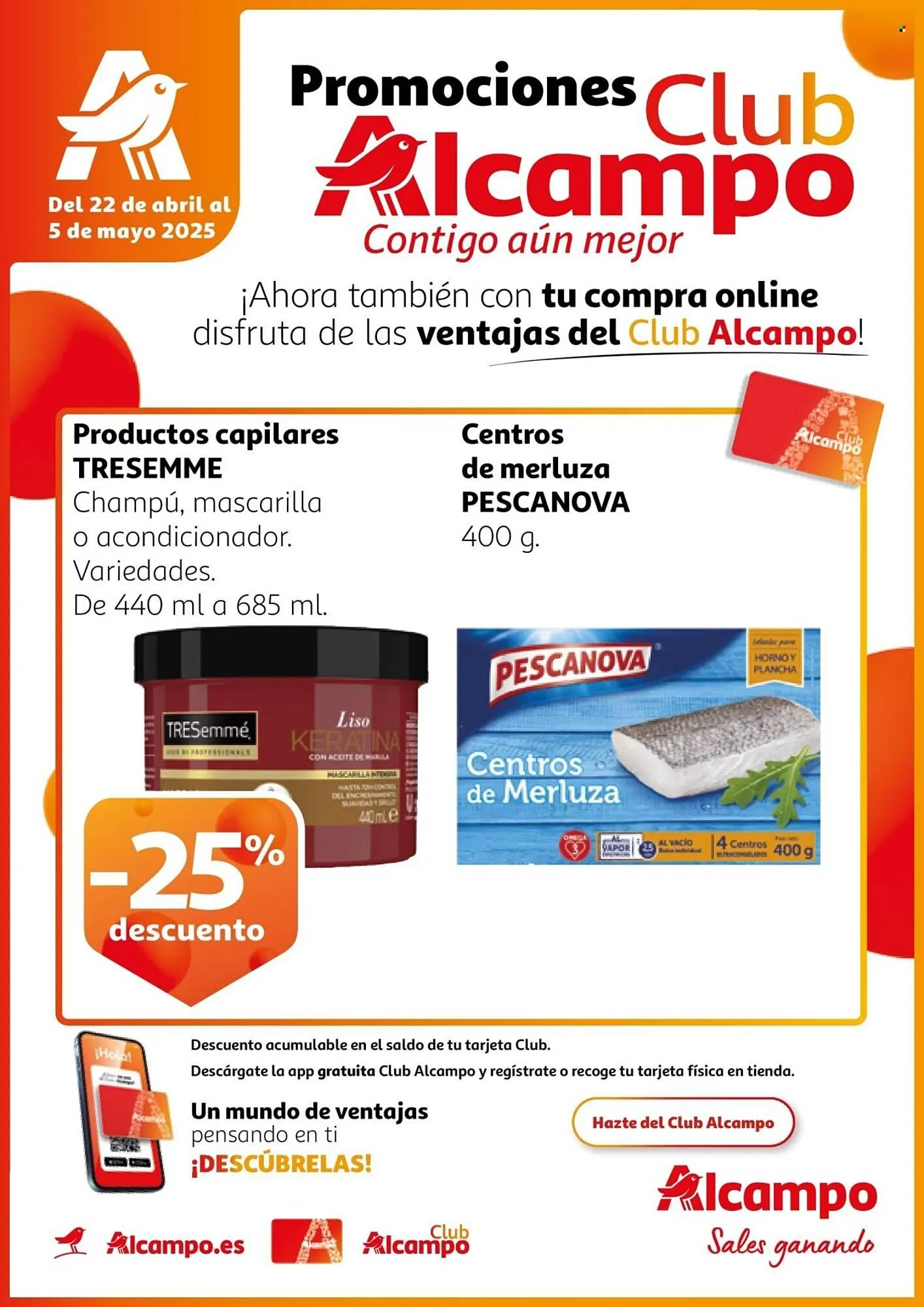 Catálogo de Folleto Alcampo 22 de abril al 5 de mayo 2025 - Página 1