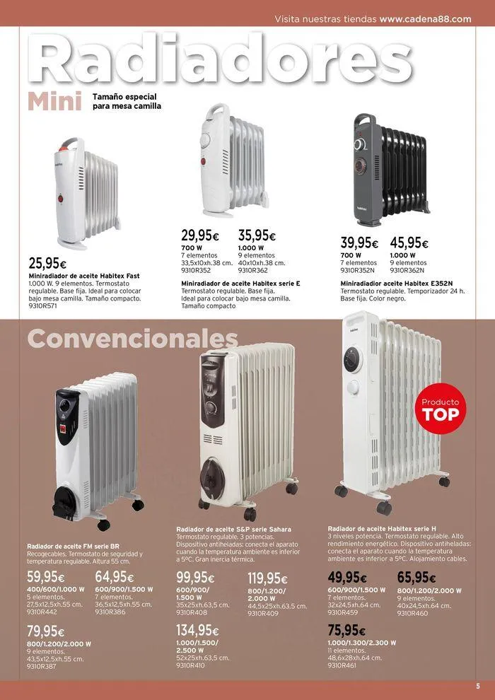 Catálogo de Calor, prepárate para el invierno! 17 de septiembre al 28 de febrero 2025 - Página 5