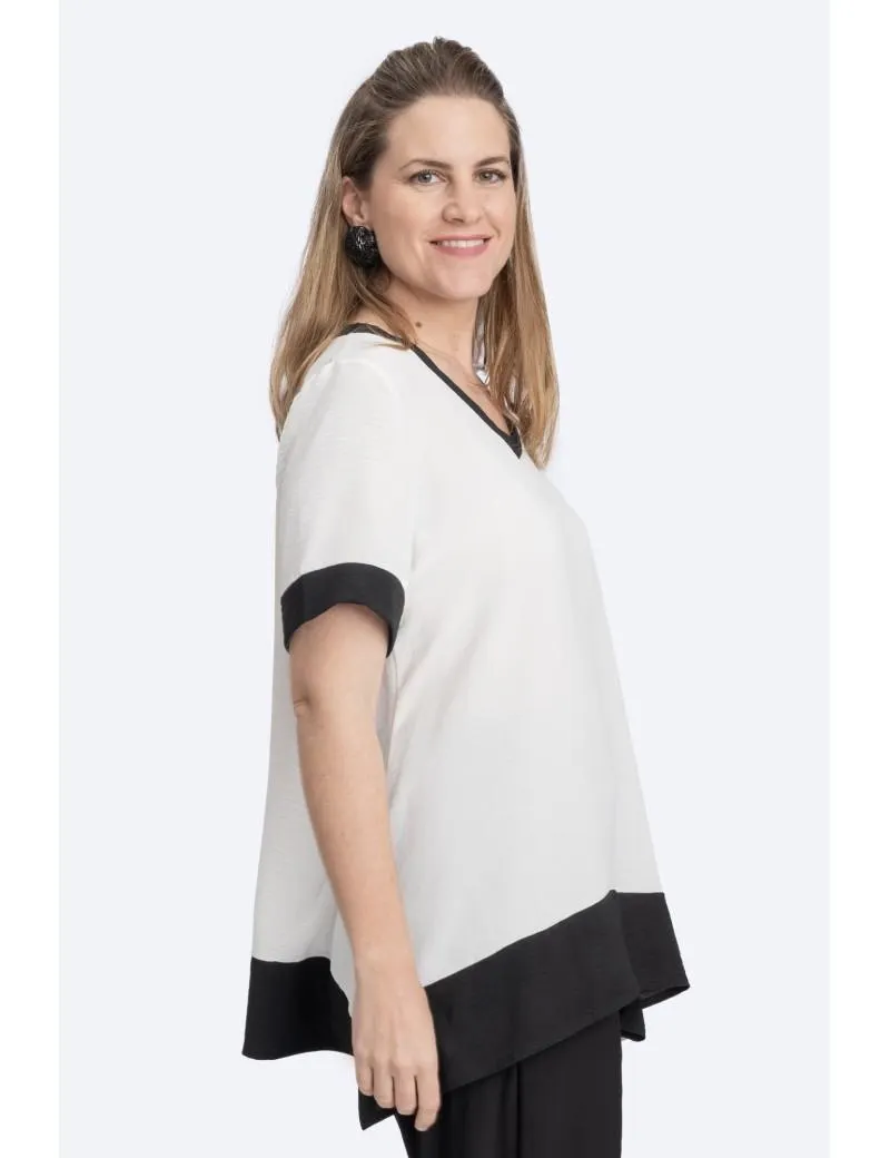 Blusa Crep Vivos Picos