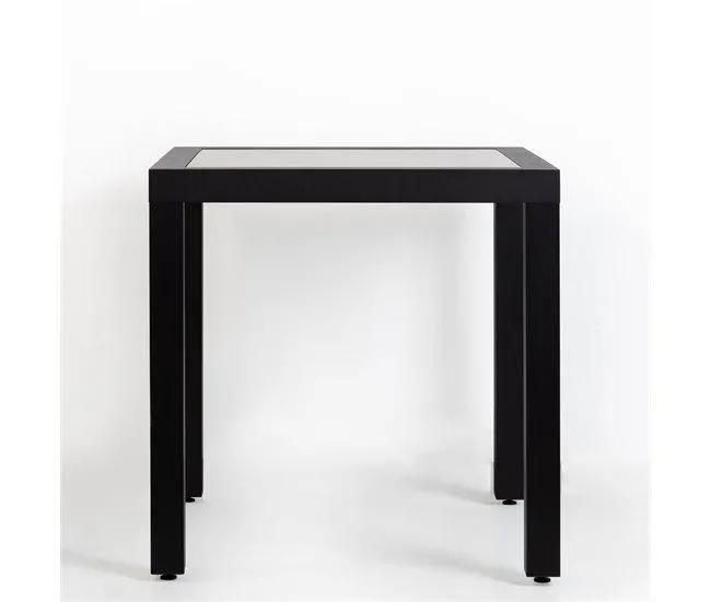 Mesa de Cocina Fija KERAMIC 72X72 Cerámica Óxido/Negro