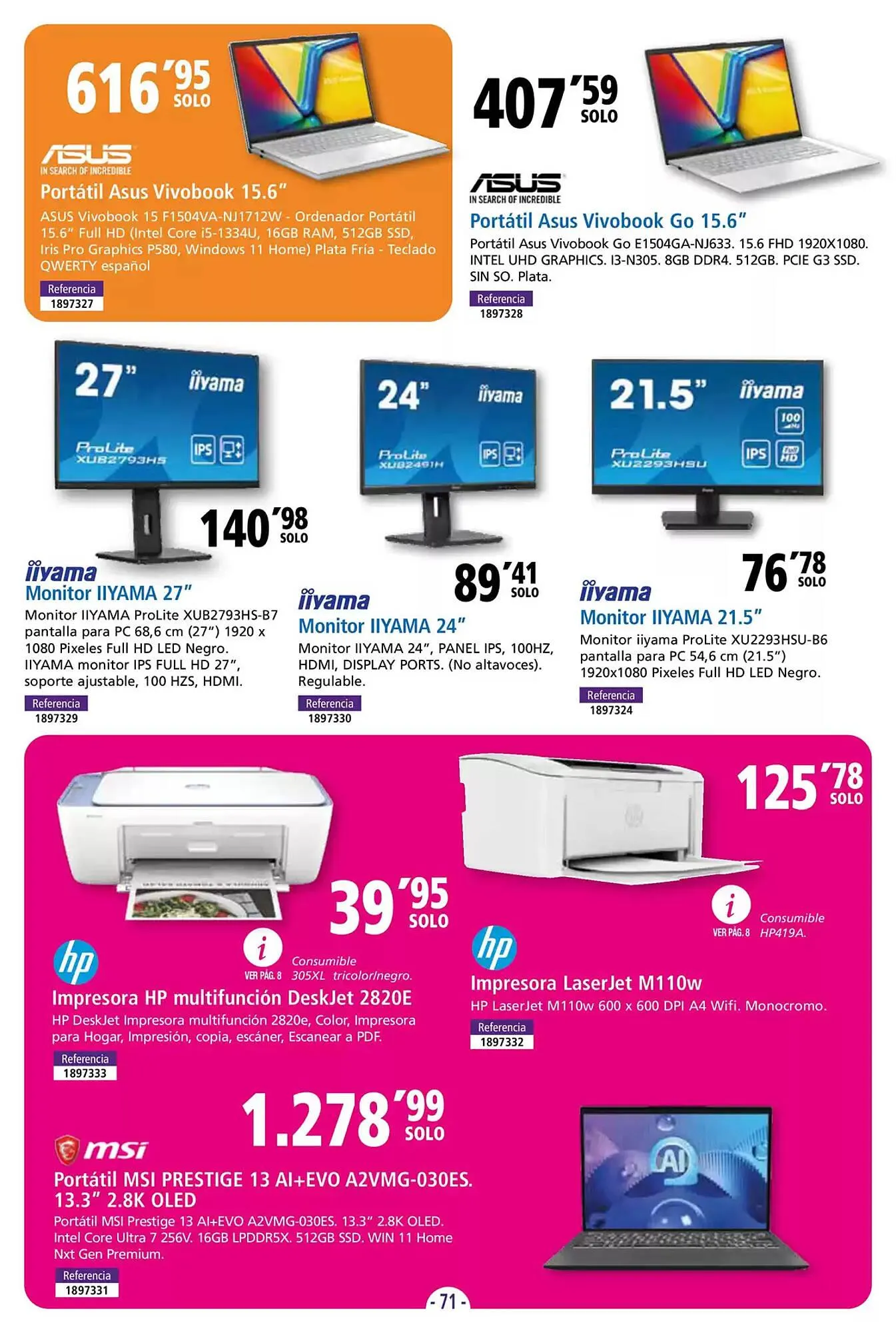 Catálogo de Folleto Folder 8 de mayo al 10 de octubre 2025 - Página 71