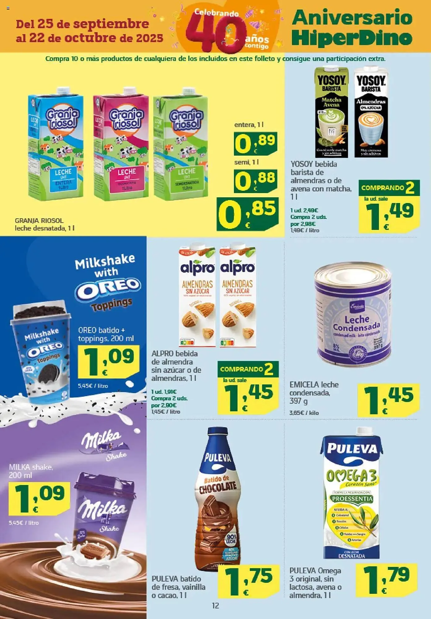 Catálogo de Folleto HiperDino 9 de octubre al 22 de octubre 2025 - Página 12