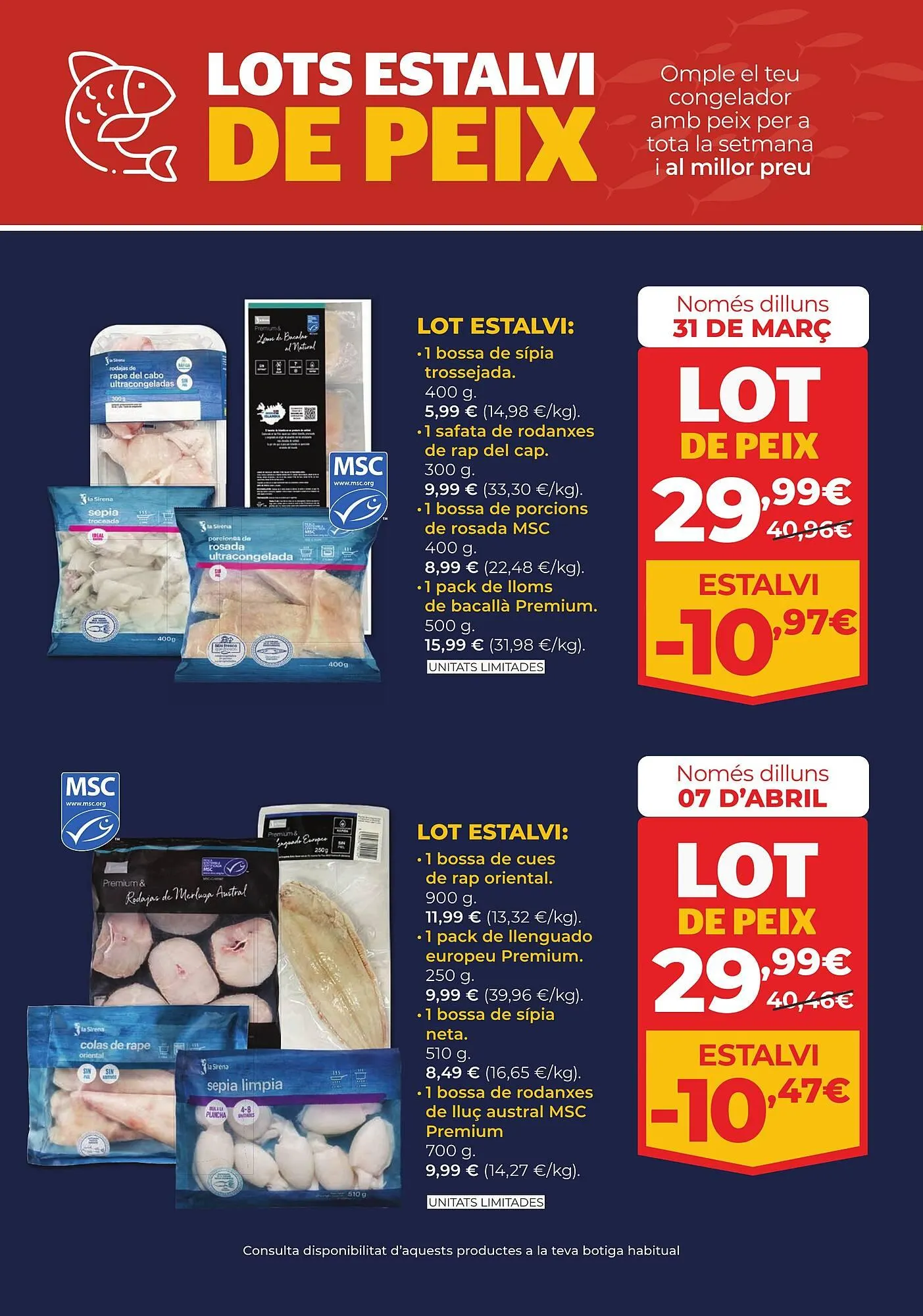 Catálogo de Folleto La Sirena 27 de marzo al 9 de abril 2025 - Página 2