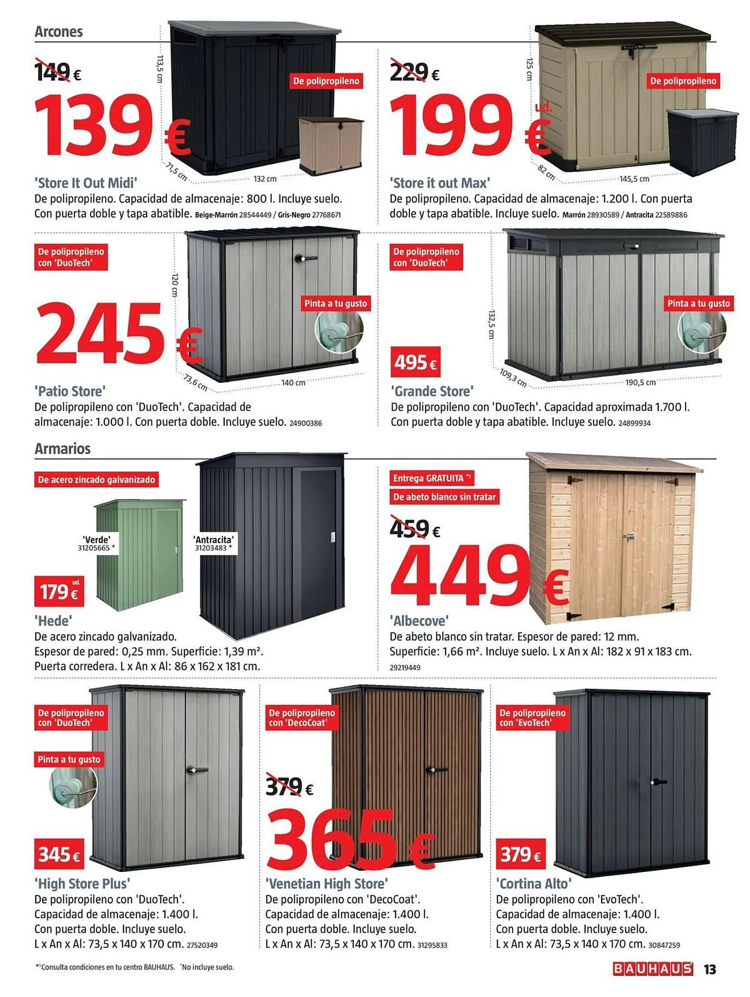 Catálogo de Folleto Bauhaus 24 de julio al 27 de agosto 2025 - Página 13