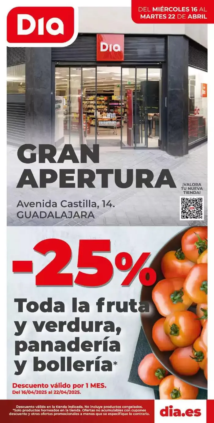 Catálogo de Gran apertura Dia del 16/04 al 22/04 16 de abril al 22 de abril 2025 - Página 1