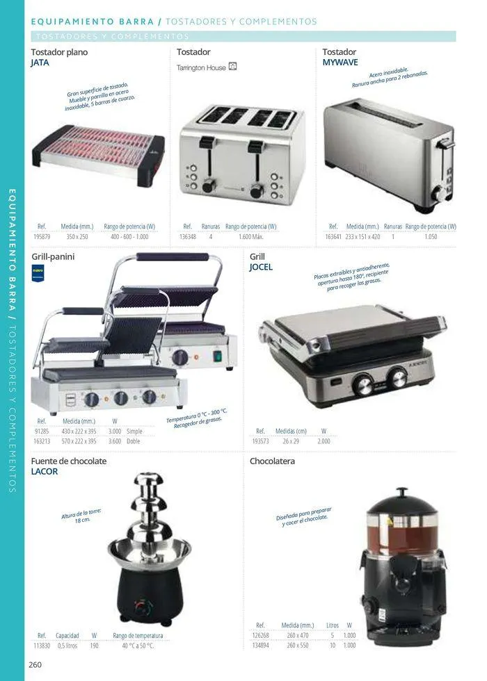 Catálogo de Equipamiento y suministros 23 de julio al 30 de noviembre 2024 - Página 260