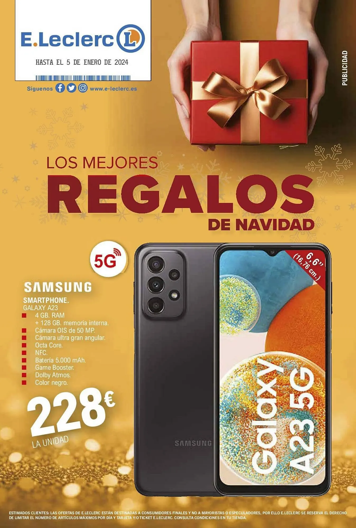 Catálogo de Folleto E.Leclerc 13 de diciembre al 5 de enero 2024 - Página 1