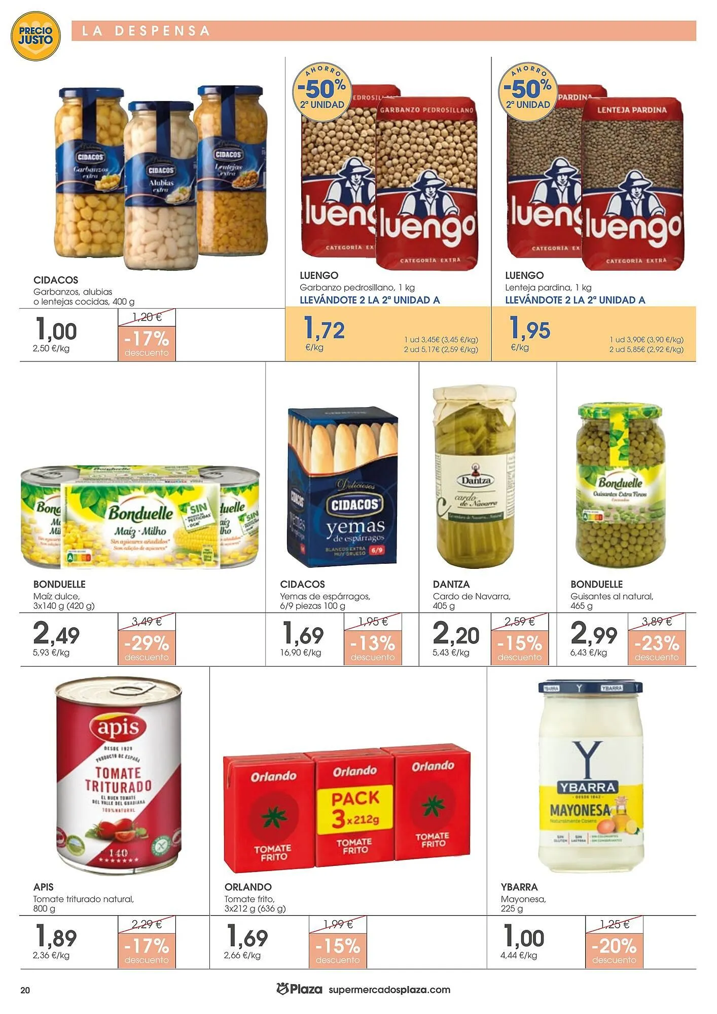 Catálogo de Folleto Supermercados Plaza 2 de octubre al 15 de octubre 2025 - Página 20