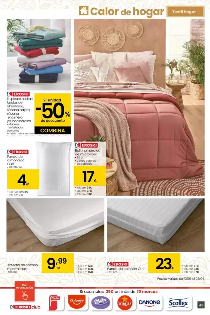 Catálogo de Precio más bajo HIPERMERCADOS EROSKI 13 de marzo al 26 de marzo 2025 - Página 43