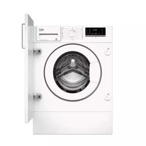 Lavadora Beko WITV8612XW0R C Clase C, 8kg, 1400RPM, Blanco, 600mm