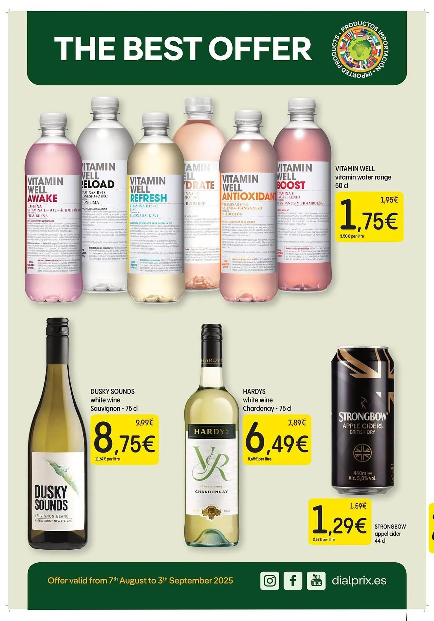 Catálogo de Folleto Dialprix 8 de agosto al 3 de septiembre 2025 - Página 1