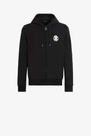 Chaqueta con capucha y Monogramas RC