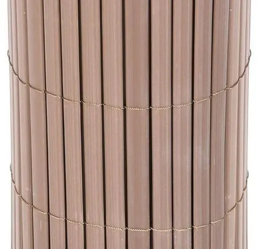 Cañizo PVC doble cara marron