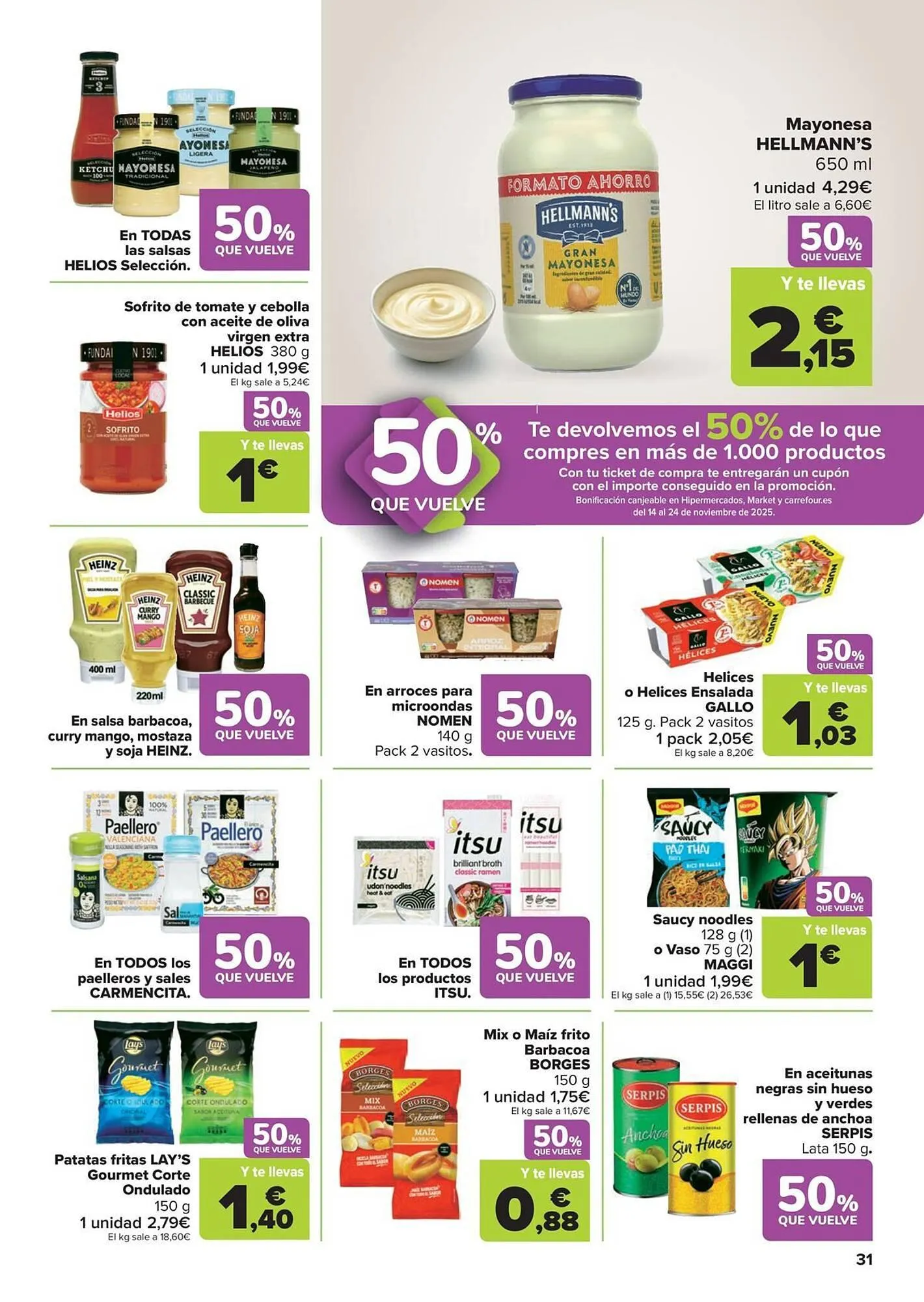 Catálogo de Folleto Carrefour 28 de octubre al 13 de noviembre 2025 - Página 31