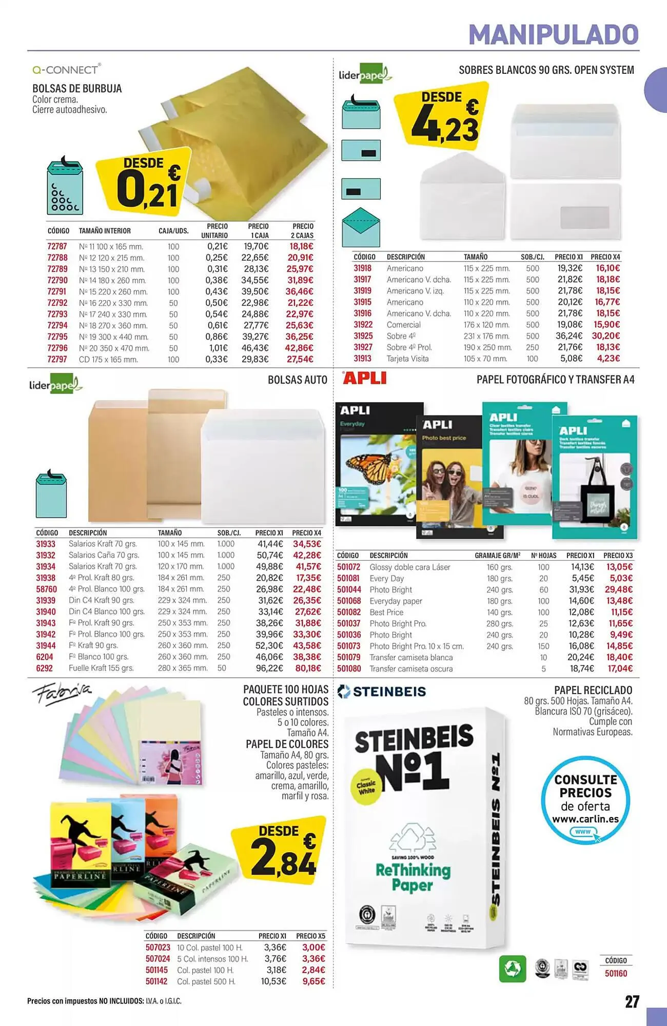 Catálogo de Folleto Carlin 14 de octubre al 5 de febrero 2025 - Página 27