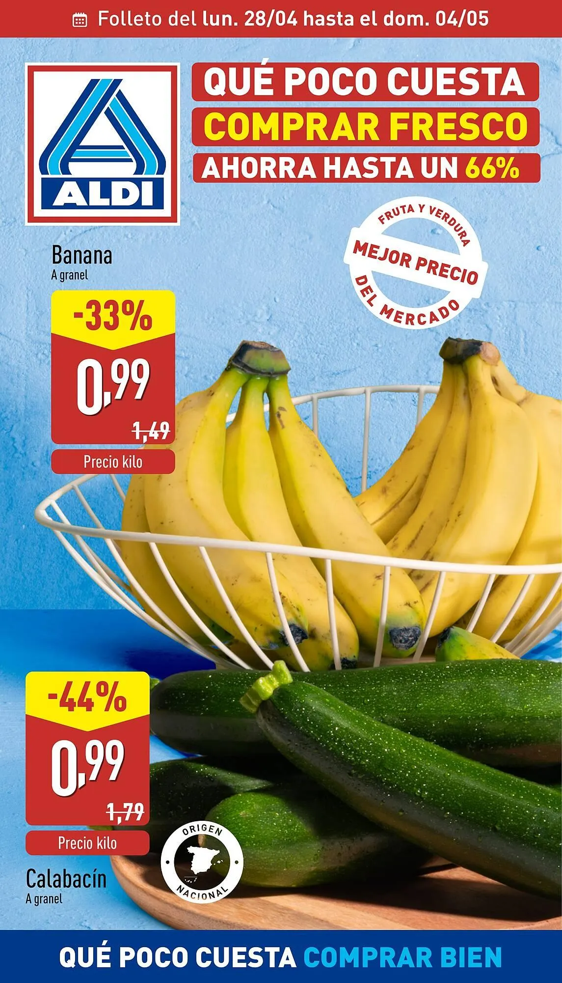 Catálogo de Folleto ALDI 28 de abril al 4 de mayo 2025 - Página 1