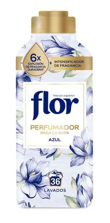 Perfumador de ropa Flor 36 lavados Azul