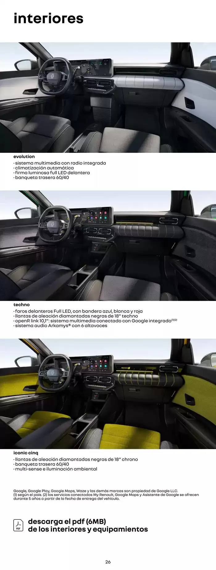 Catálogo de Renault 5 E-Tech Eléctrico 24 de abril al 24 de abril 2026 - Página 26