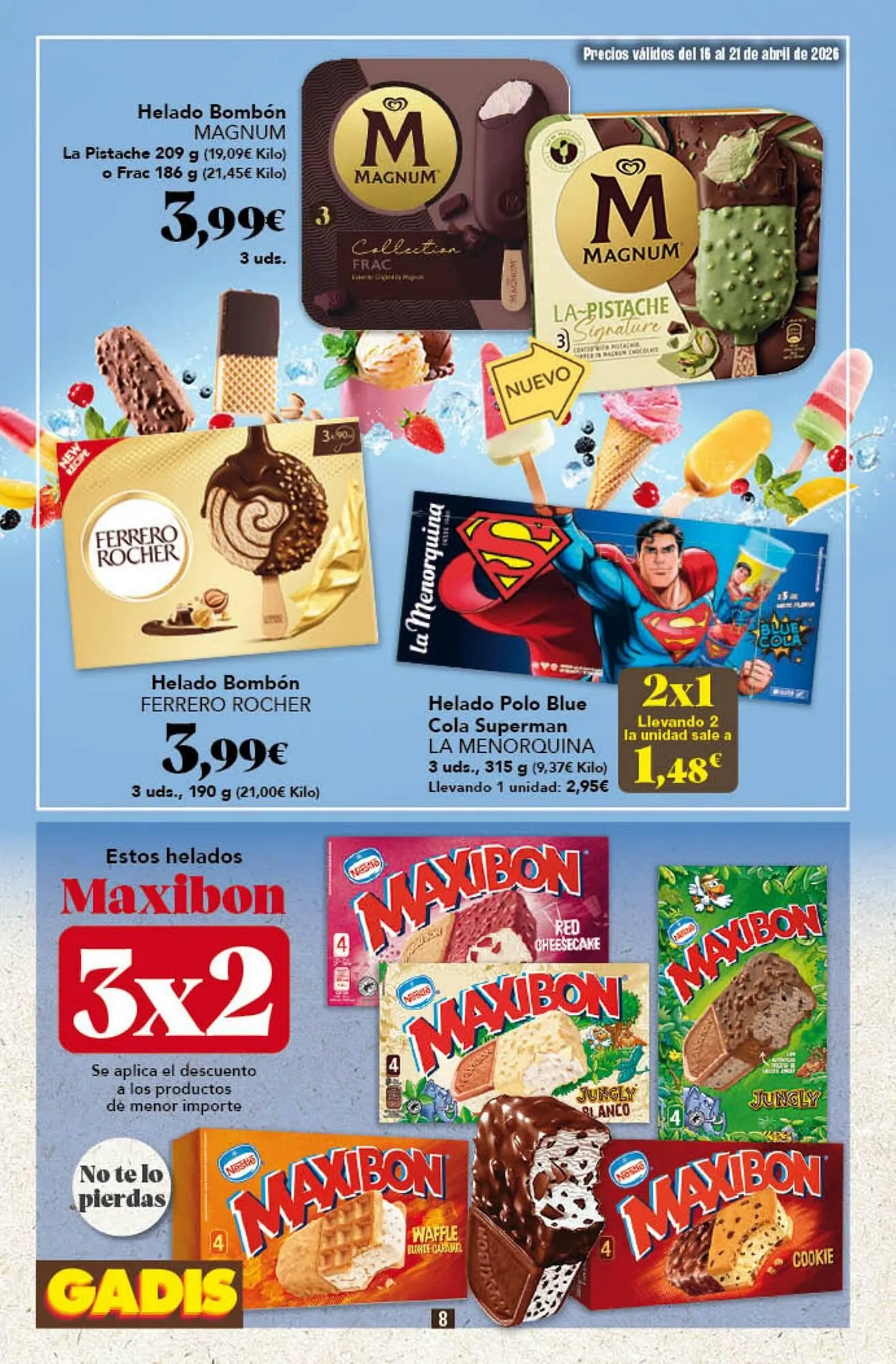 Catálogo de Folleto Gadis 16 de abril al 21 de abril 2026 - Página 8
