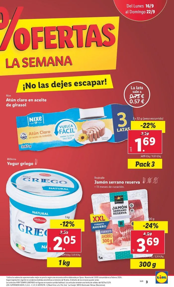 Catálogo de № 1 PRECIO 16 de septiembre al 22 de septiembre 2024 - Página 3