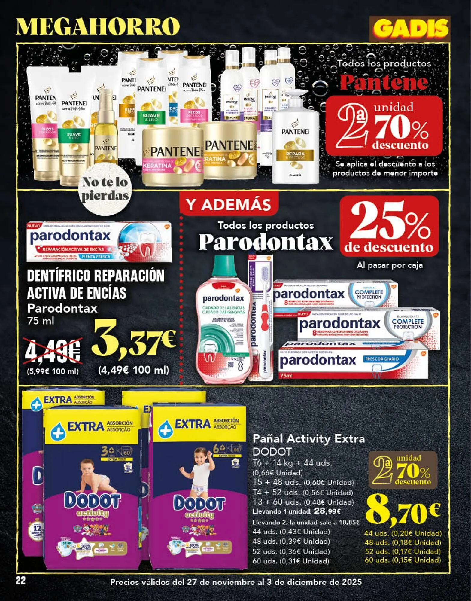 Catálogo de Folleto Gadis 27 de noviembre al 3 de diciembre 2025 - Página 22