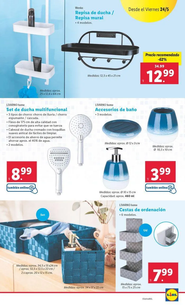 Catálogo de ¡Bazar Lidl! 20 de mayo al 26 de mayo 2024 - Página 13