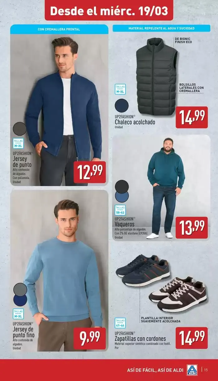 Catálogo de  ¡Así de fácil, así de Aldi! 19 de marzo al 25 de marzo 2025 - Página 15